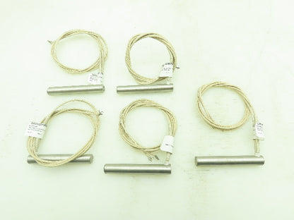 Vulcan U13 Cartridge Heater 5/8 x 4.25" 480V 500W Corebox Heat Element Lot of 5