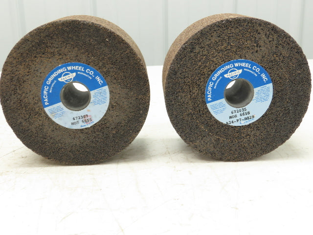 Pacific A24-P7-BO28 Grinding Wheel 5-1/2" x3"x1" Lot of 8
