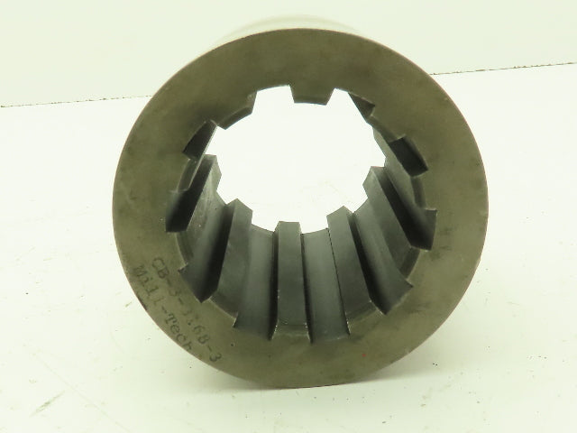 CB-3-3168-3 Spline Coupler Bushing Hub 2-1/4" Bore 10 Tooth 3-1/8" OD 3" Long