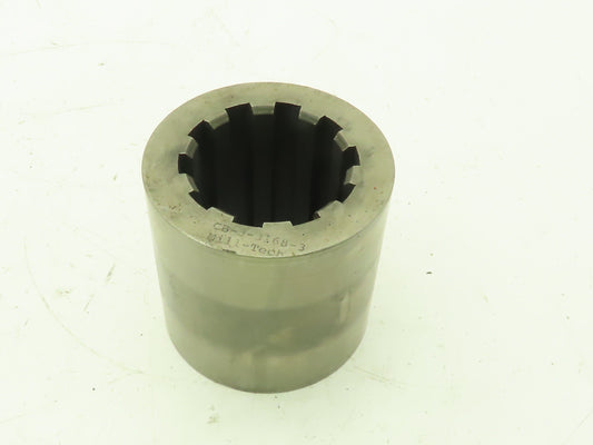 CB-3-3168-3 Spline Coupler Bushing Hub 2-1/4" Bore 10 Tooth 3-1/8" OD 3" Long
