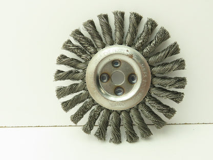 Osborn 26043  6" Knot Wire Wheel Brush 1/2" x .0160 x 5/8" 9000 RPM Lot of 12