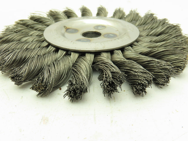 Osborn 26043  6" Knot Wire Wheel Brush 1/2" x .0160 x 5/8" 9000 RPM Lot of 12