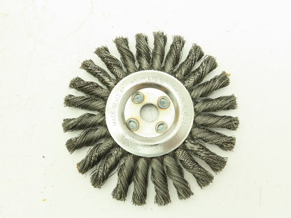 Osborn 26043  6" Knot Wire Wheel Brush 1/2" x .0160 x 5/8" 9000 RPM Lot of 12