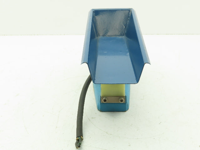 Syntron F-T0C Magnetic Vibrating Lab Chute Feeder 2x8" Pan Trough 115V F-Series
