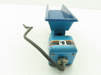 Syntron F-T0C Magnetic Vibrating Lab Chute Feeder 2x8" Pan Trough 115V F-Series
