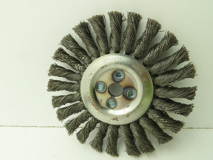 Osborn 26043  6" Knot Wire Wheel Brush 1/2" x .0160 x 5/8" 9000 RPM Lot of 5