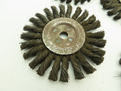 Osborn 26043  6" Knot Wire Wheel Brush 1/2" x .0160 x 5/8" 9000 RPM Lot of 13