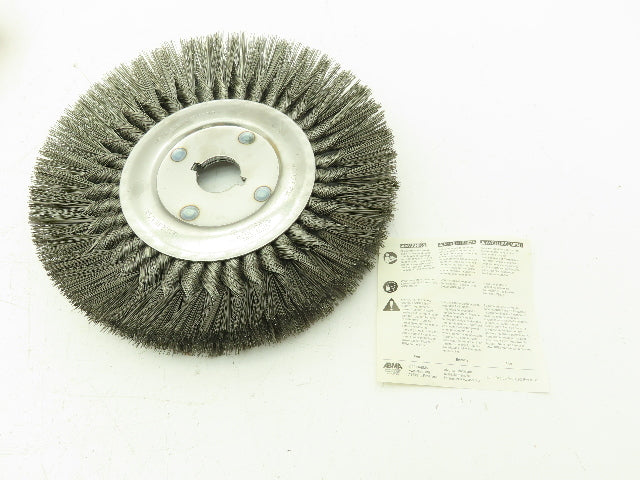 Osborn 26072 Knotted Wire Wheel 10"  5/8"x.016x1-1/4" 4500 RPM