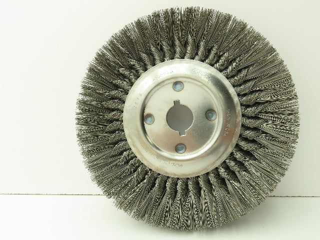 Osborn 26072 Knotted Wire Wheel 10"  5/8"x.016x1-1/4" 4500 RPM