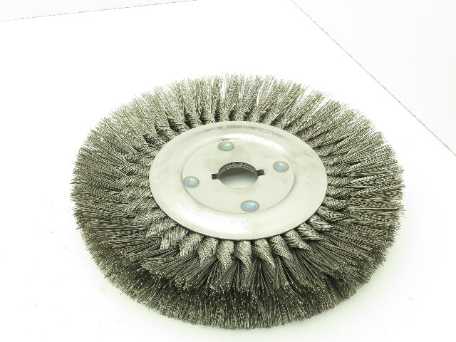 Osborn 26072 Knotted Wire Wheel 10"  5/8"x.016x1-1/4" 4500 RPM