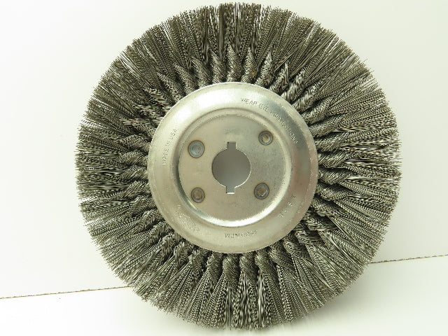 Osborn 26072 10"OD Knotted Wire Wheel 5/8"x.016x1-1/4" 4500 RPM Lot of 6