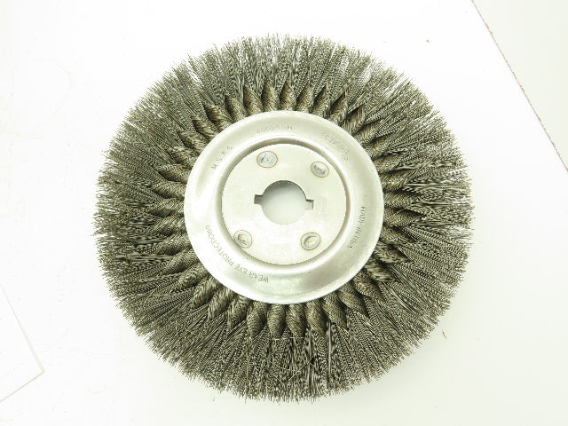 Osborn 26072 10"OD Knotted Wire Wheel 5/8"x.016x1-1/4" 4500 RPM Lot of 6