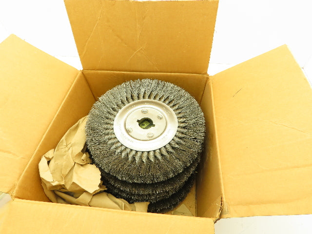Osborn 26072 10"OD Knotted Wire Wheel 5/8"x.016x1-1/4" 4500 RPM Lot of 6