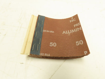 Merit 4x4" 50 Grit Flap Wheel Plain Surface Flex Drum Segments  Box of 20