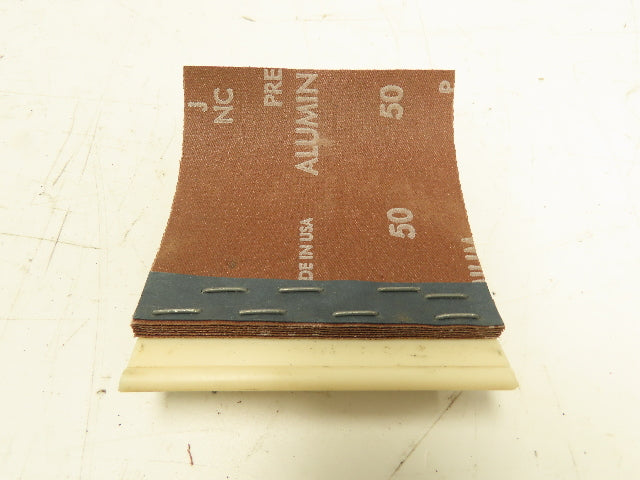 Merit 4x4" 50 Grit Flap Wheel Plain Surface Flex Drum Segments  Box of 20