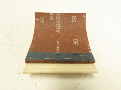 Merit 4x4" 50 Grit Flap Wheel Plain Surface Flex Drum Segments  Box of 20