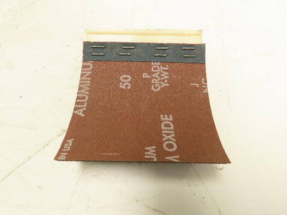 Merit 08834155336 Flap Wheel Flex Drum Segments 4"x 4" MER P50 Grit Box of 18
