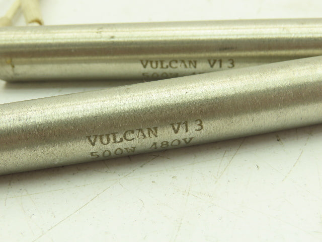 Vulcan V13  5/8" Cartridge Heater 500W 480V 90° 32" Leads  Lot of 2