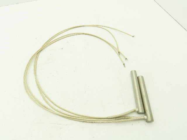 Vulcan V13  5/8" Cartridge Heater 500W 480V 90° 32" Leads  Lot of 2