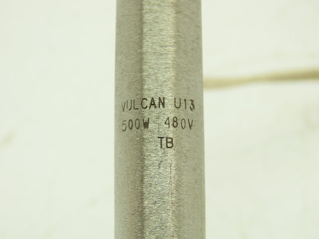Vulcan U13  5/8" Cartridge Heater 500W 480V 90° 32" Leads  Lot of 2