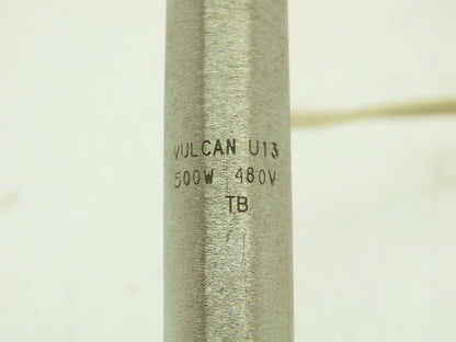 Vulcan U13  5/8" Cartridge Heater 500W 480V 90° 32" Leads  Lot of 2