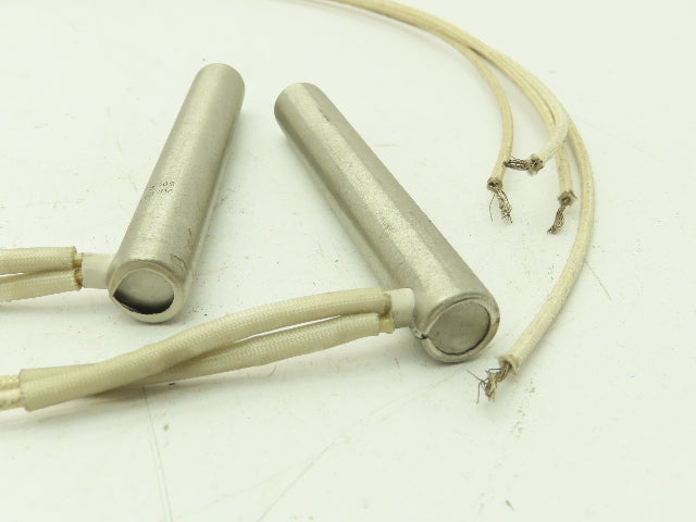 Vulcan U13  5/8" Cartridge Heater 500W 480V 90° 32" Leads  Lot of 2