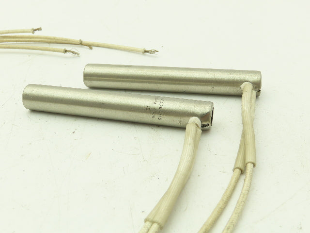 Vulcan U13  5/8" Cartridge Heater 500W 480V 90° 32" Leads  Lot of 2