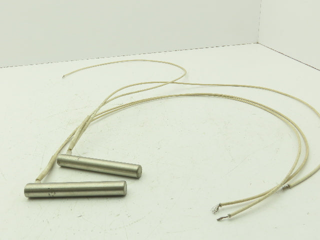 Vulcan U13  5/8" Cartridge Heater 500W 480V 90° 32" Leads  Lot of 2