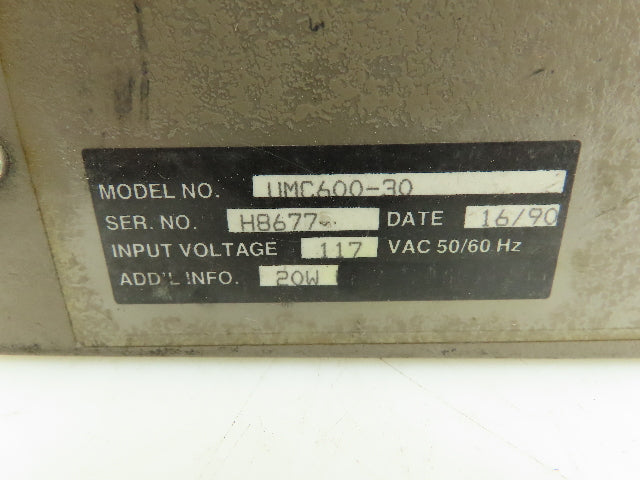 Rice Lake UMC600-30 Weight Indicator Display Unit 117V Scale