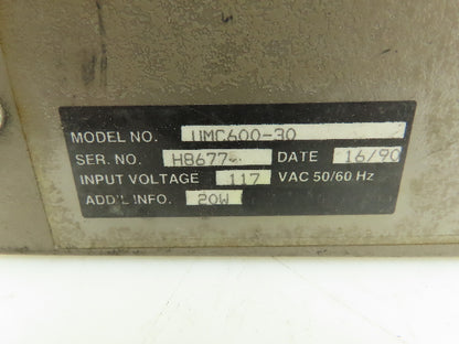 Rice Lake UMC600-30 Weight Indicator Display Unit 117V Scale