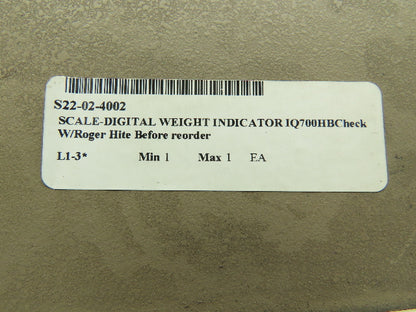 Rice Lake UMC600-30 Weight Indicator Display Unit 117V Scale