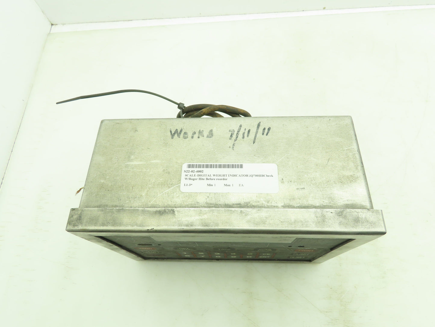 Rice Lake IQ700HBAAAC Weight Indicator Floor Scale Digital Display