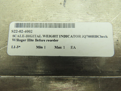 Rice Lake IQ700HBAAAC Weight Indicator Floor Scale Digital Display