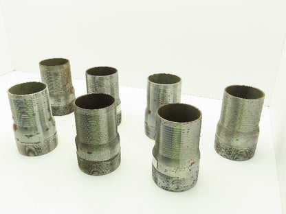 Dixon Valve 4"x 4" NPT Steel Pipe Nipple Hose Barb Fitting  Lot of 7