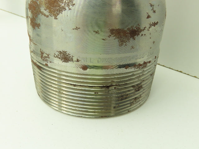 Dixon Valve 4"x 4" NPT Steel Pipe Nipple Hose Barb Fitting  Lot of 7