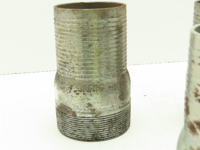 Dixon Valve 4"x 4" NPT Steel Pipe Nipple Hose Barb Fitting  Lot of 7