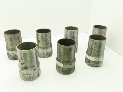 Dixon Valve 4"x 4" NPT Steel Pipe Nipple Hose Barb Fitting  Lot of 7