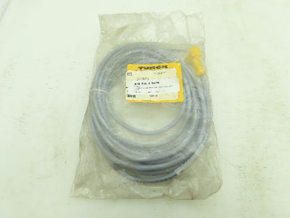 Turck WKS4.5T-5 Cordset Actuator Sensor Cable Female M12 Angled 5 Pin 15' Long