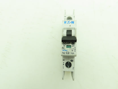 Eaton FAZ-C3/1-NA Miniature Circuit Breaker 3A 277AC 48VDC Lot of 2