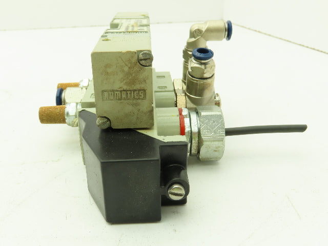 Numatics 091BB515M000061 Single Station Manifold Solenoid Valve 120PSIG 24VDC