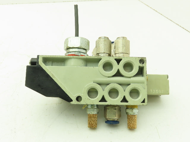 Numatics 091BB515M000061 Single Station Manifold Solenoid Valve 120PSIG 24VDC
