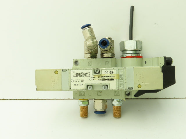 Numatics 091BB515M000061 Single Station Manifold Solenoid Valve 120PSIG 24VDC