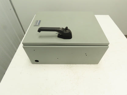 Wiegmann N4122016081PTC Electrical Enclosure 20x16x8" Locking Latch Wall Mount