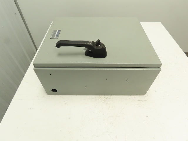 Wiegmann N4122016081PTC Electrical Enclosure 20x16x8" Locking Latch Wall Mount