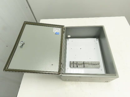 Wiegmann N4122016081PTC Electrical Enclosure 20x16x8" Locking Latch Wall Mount