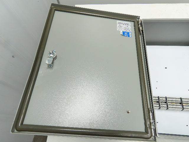Wiegmann N4122016081PTC Electrical Enclosure 20x16x8" Locking Latch Wall Mount