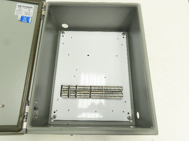 Wiegmann N4122016081PTC Electrical Enclosure 20x16x8" Locking Latch Wall Mount
