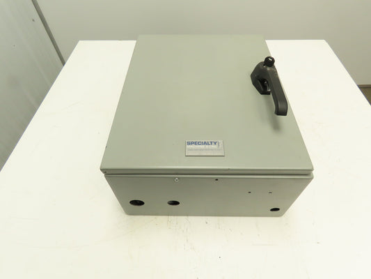 Wiegmann N4122016081PTC Electrical Enclosure 20x16x8" Locking Latch Wall Mount