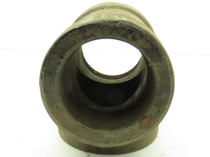 4" Tee Threaded NPT Pipe Fitting Carbon Steel A105 Class 3000