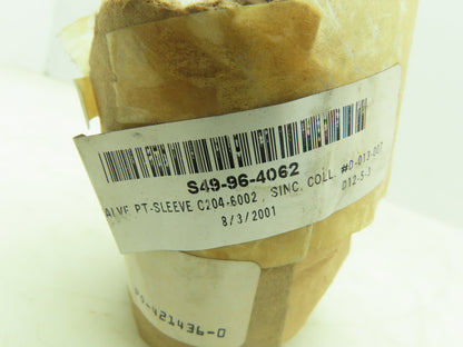 Sinclair D013007 Valve Seat Sleave Replacement  2 Way 4000PSI  1-1/2"